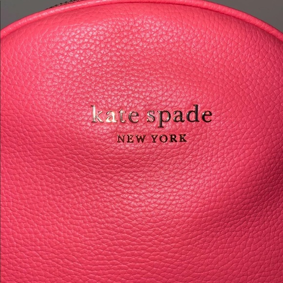 Kate Spade Day Pack Medium Backpack Pebble Leather Peach Melba New - Picture 6 of 10